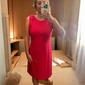 Talbots Red Sleeveless Dress Size 10
